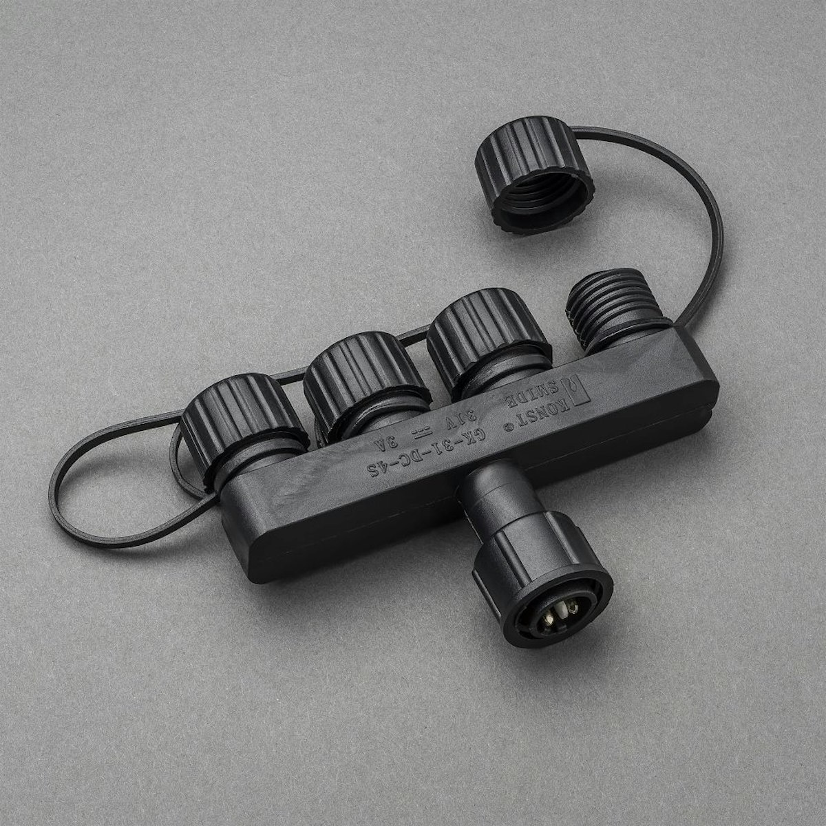 Konstsmide Weihnachtsbeleuchtung LED System Verteiler 1 Eingang/4 Ausgänge Konstsmide Weihnachtsbeleuchtung LED System Verteiler 1 Eingang/4 Ausgänge von Konstsmide