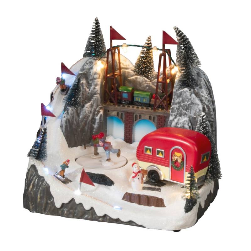 Konstsmide LED-Szenerie Landschaft mit Wohnwagen und 12 Bunten Dioden mit Musik Konstsmide LED-Szenerie Landschaft mit Wohnwagen und 12 Bunten Dioden mit Musik von Konstsmide