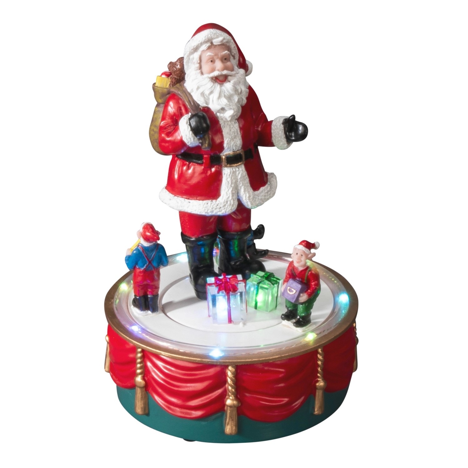 Konstsmide LED-Szenerie Weihnachtsmann mit Wichteln mit 10 Bunten Dioden Konstsmide LED-Szenerie Weihnachtsmann mit Wichteln mit 10 Bunten Dioden von Konstsmide