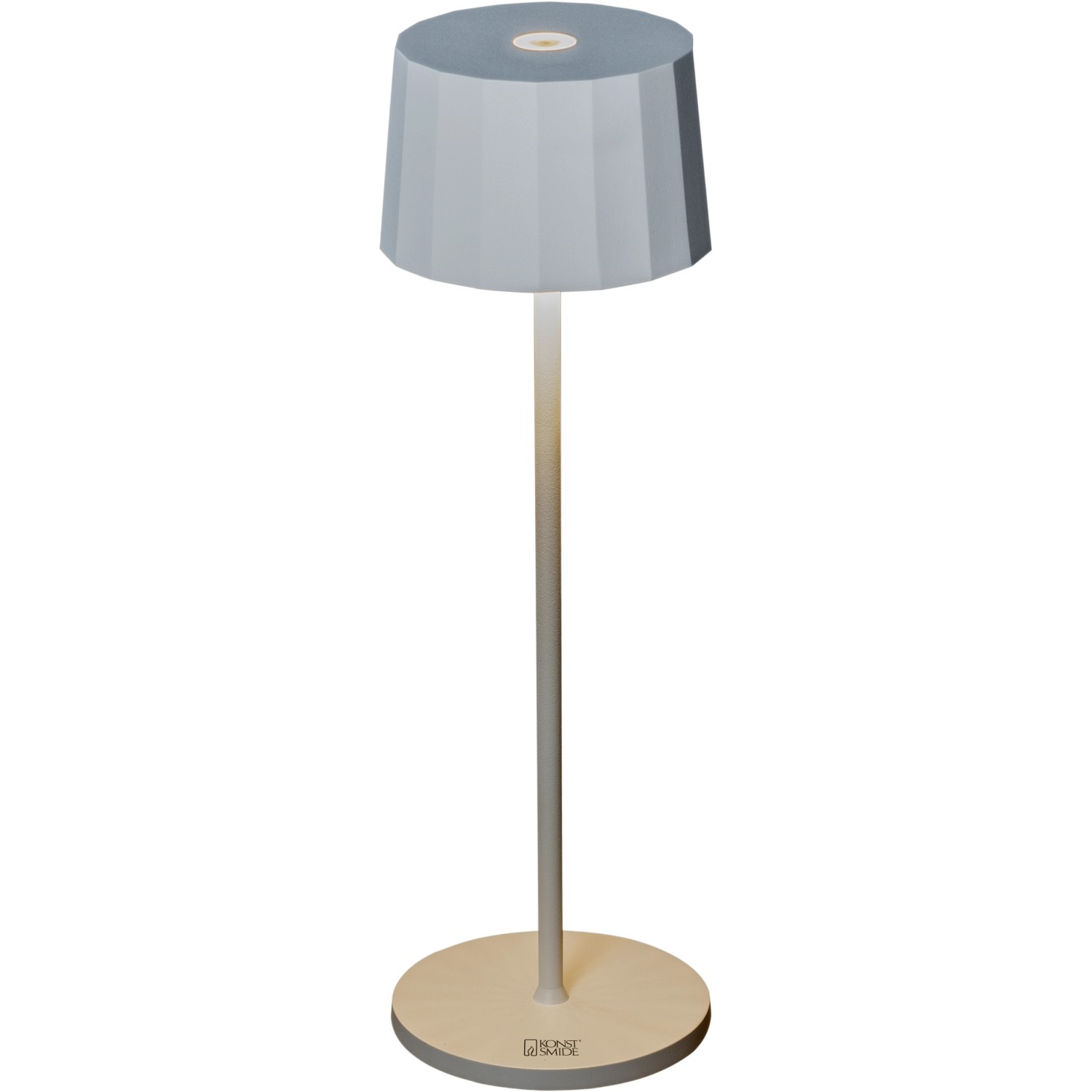 Konstsmide LED-Tischleuchte Positano Weiß ø 11 cm x 35 cm von Konstsmide