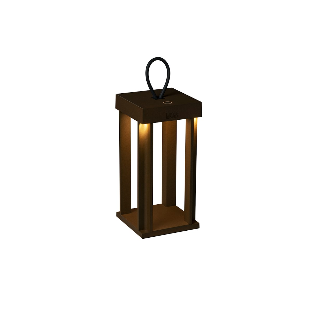 Konstsmide LED USB-Laterne Cannes, Rostoptik, dimmbar (7819-970) von Konstsmide
