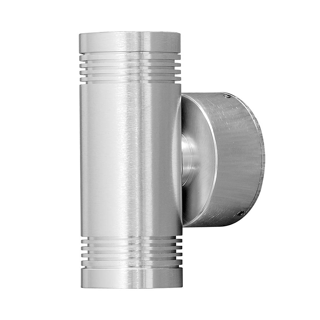 Konstsmide LED Wandleuchte Monza Medium Modern Silber Aluminium 6-flammig 9x24x15 cm (BxHxT) von Konstsmide