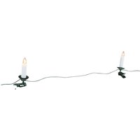 Konstsmide Lichterkette, warmweiß, Kabellänge: 17,6 m - weiss von Konstsmide