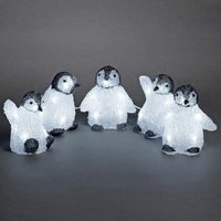 Konstsmide Lichterkette Acryl LED Babypinguine 5 er Set LED-Figuren von Konstsmide