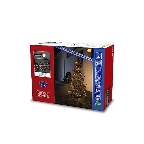 Konstsmide Micro LED Compactlights, 800 warmweiße Dioden, Außentrafo, schwarzes Kabel - 3869-130, 3869-130EE, 800 LEDs, Schwarz Konstsmide Micro LED Compactlights, 800 warmweiße Dioden, Außentrafo, schwarzes Kabel - 3869-130, 3869-130EE, 800 LEDs, Schwarz von Konstsmide