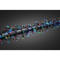 Konstsmide Micro LED Lichterkette, Netzbetrieb, Kunststoff - schwarz von Konstsmide