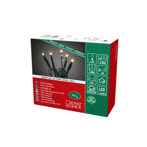 Konstsmide 6352-820 Micro-Lichterkette Innen EEK: G (A - G) netzbetrieben Anzahl Leuchtmittel 35 LED von Konstsmide