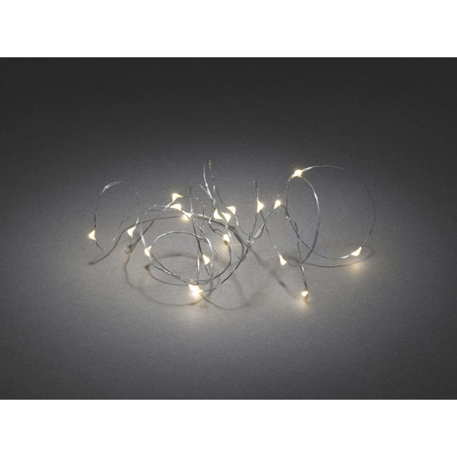 Konstsmide Micro LED Lichterkette 40 warmweiße LEDs silberfarbener Draht innen Konstsmide Micro LED Lichterkette 40 warmweiße LEDs silberfarbener Draht innen von Konstsmide
