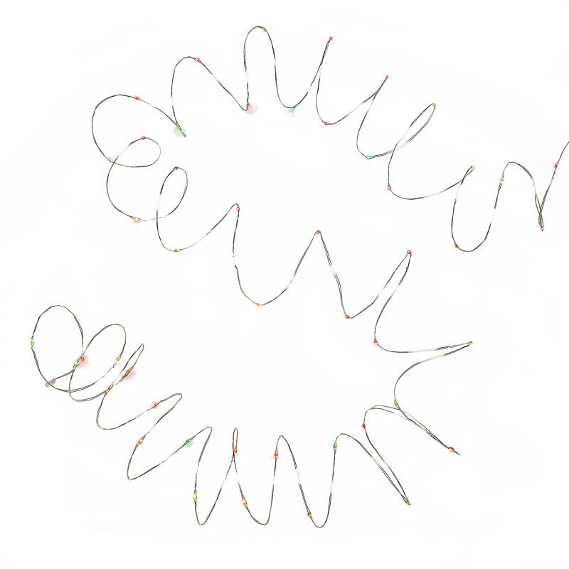 Konstsmide Micro LED Lichterkette RGB-Farbwechsel 100 Dioden 4.5V Innen Trafo von Konstsmide