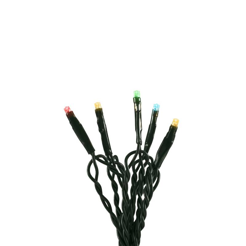 Konstsmide Weihnachtsbeleuchtung  Micro LED Lichterkette dunkelgrünes Kabel von Konstsmide