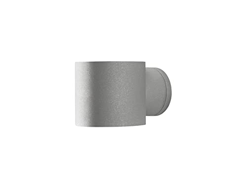 Konstsmide Modena 7342-300 Wandleuchte B: 13,5cm T: 10cm H: 9cm / 1x25W / IP44 / lackiertes Aluminium / grau von Konstsmide