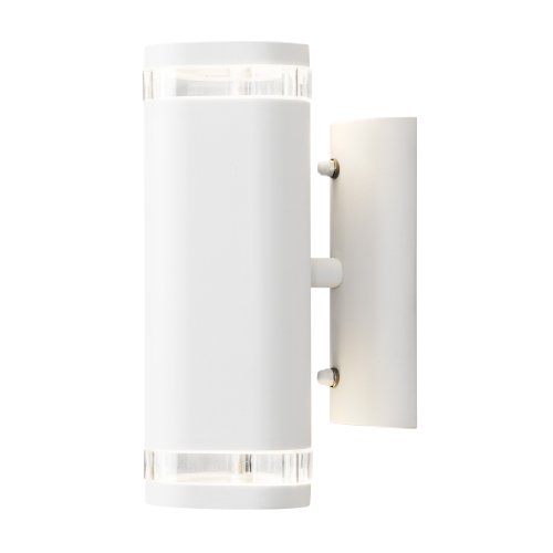 Konstsmide Modena 7512-250 Wandleuchte B: 9cm T: 14,5cm H: 23,5cm / 2x35W / IP44 / lackiertes Aluminium / matt-weiss, White von Konstsmide