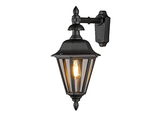 Konstsmide Pallas 483-750 Wandleuchte B: 25,5cm T: 31cm H: 53,5cm / 1x60W / IP23 / lackiertes Aluminium / schwarz Konstsmide Pallas 483-750 Wandleuchte B: 25,5cm T: 31cm H: 53,5cm / 1x60W / IP23 / lackiertes Aluminium / schwarz von Konstsmide