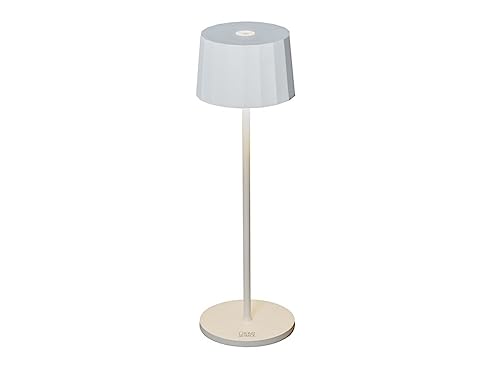 Konstsmide Tischleuchte Positano | weiss | Indoor/Outdoor | USB/Akku | 7813-250, 10 x 10 x 36 cm von Konstsmide