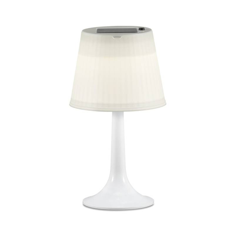 Konstsmide Tischleuchte LED Solarleuchte Assisi, weiss (7109-202) von Konstsmide