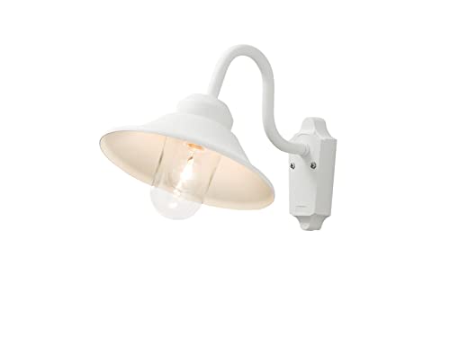 Konstsmide Vega 556-250 Wandleuchte B: 29,5cm T: 44cm H: 30cm / 1x60W / IP23 / lackiertes Aluminium / weiß Konstsmide Vega 556-250 Wandleuchte B: 29,5cm T: 44cm H: 30cm / 1x60W / IP23 / lackiertes Aluminium / weiß von Konstsmide