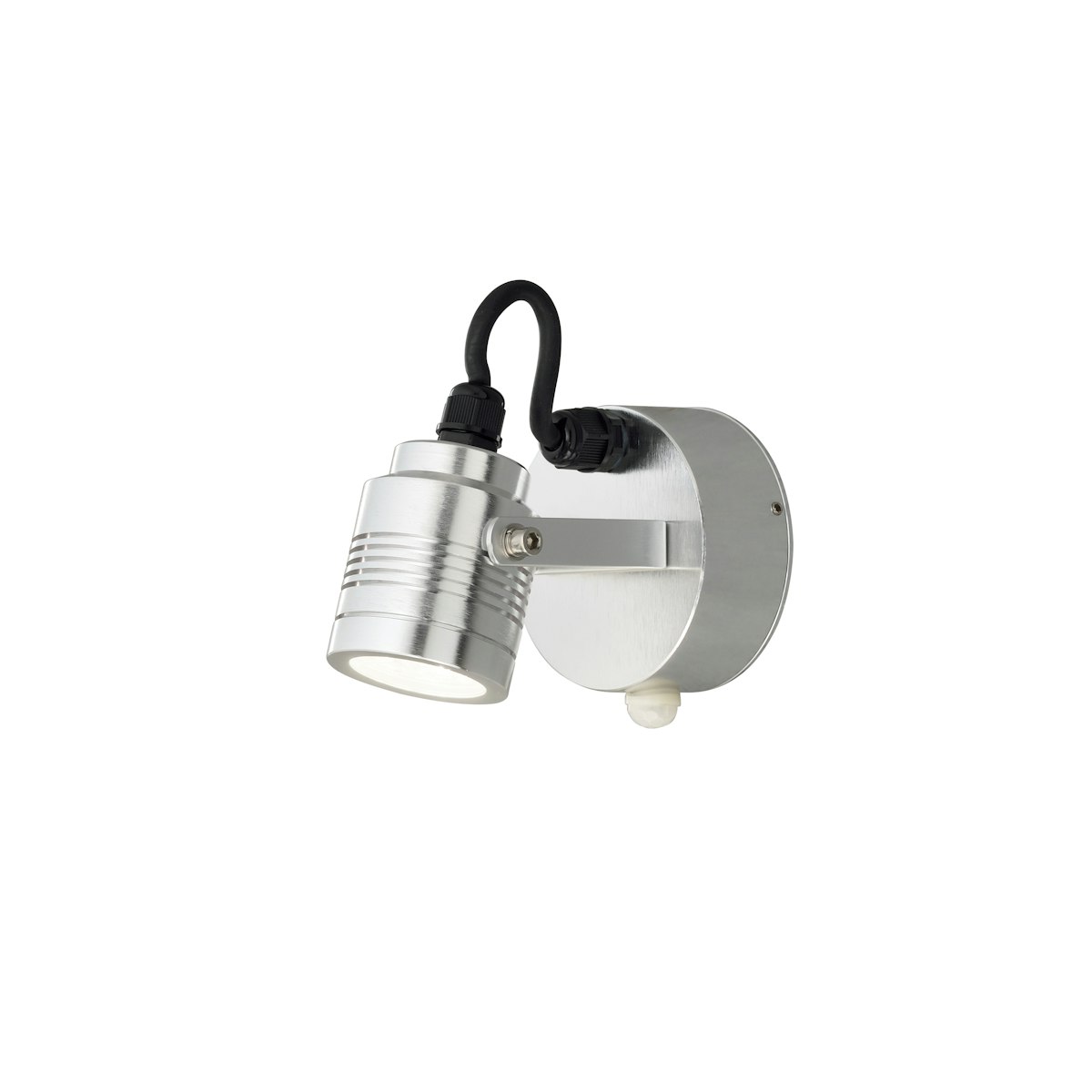 Konstsmide Wandleuchte/Strahler Monza, silber, mit Sensor (7941-310) von Konstsmide