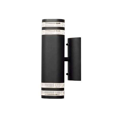 Konstsmide Wandleuchte Modena | schwarz | modern | outdoor | GU10-Fassung | 7516-750 von Konstsmide