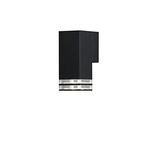 Konstsmide Wandleuchte Pollux | schwarz | Outdoor | GU10LED | Max 7W | 411-750 von Konstsmide