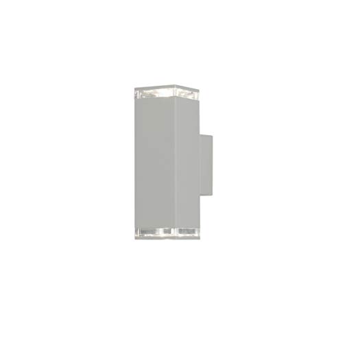 Konstsmide Wandleuchte Pollux | weiss | Outdoor | GU10LED | Max 2x7W | 407-250 von Konstsmide