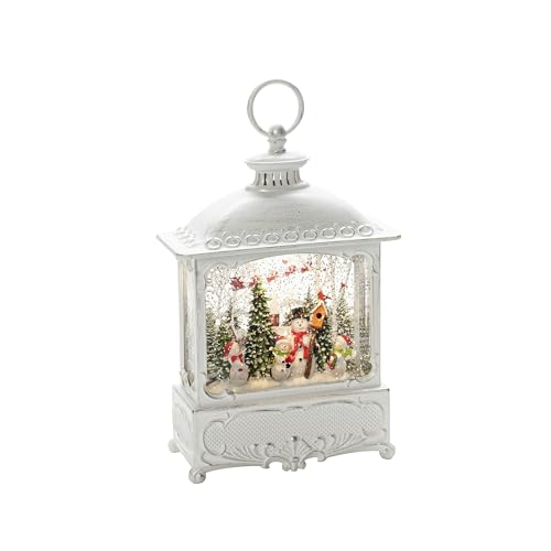 Konstsmide 4396-200 LED-Laterne Weihnachtsmänner mit Vögeln Warmweiß LED Weiß mit Wasser gefüllt, Timer, beschneit, mit Konstsmide 4396-200 LED-Laterne Weihnachtsmänner mit Vögeln Warmweiß LED Weiß mit Wasser gefüllt, Timer, beschneit, mit von Konstsmide