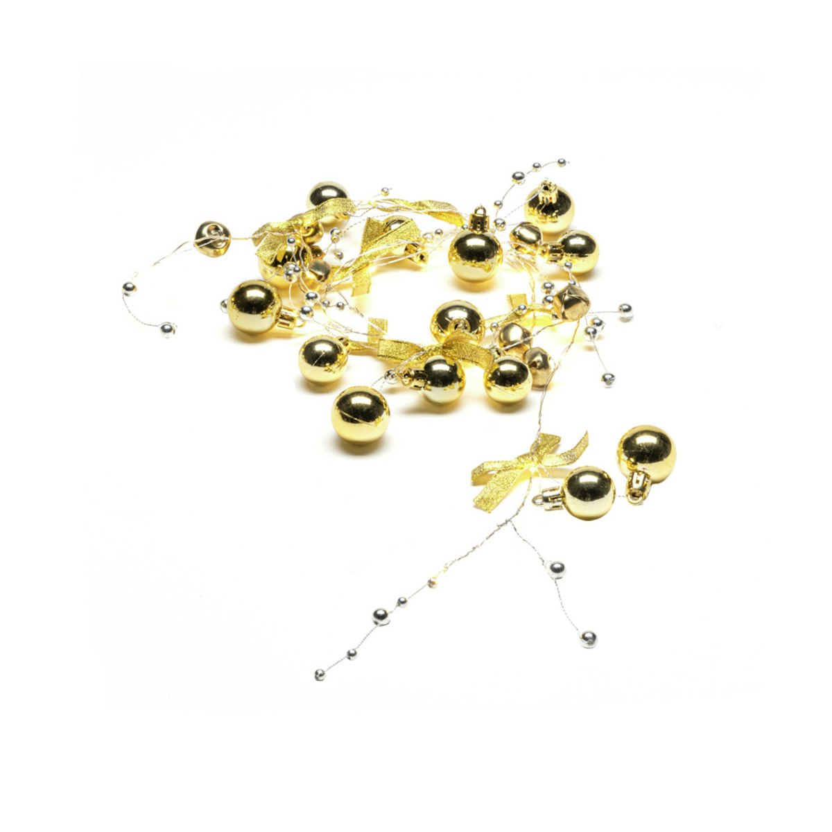 Konstsmide Weihnachtsbeleuchtung LED Dekolichterkette Perlen messing/rot Konstsmide Weihnachtsbeleuchtung LED Dekolichterkette Perlen messing/rot von Konstsmide