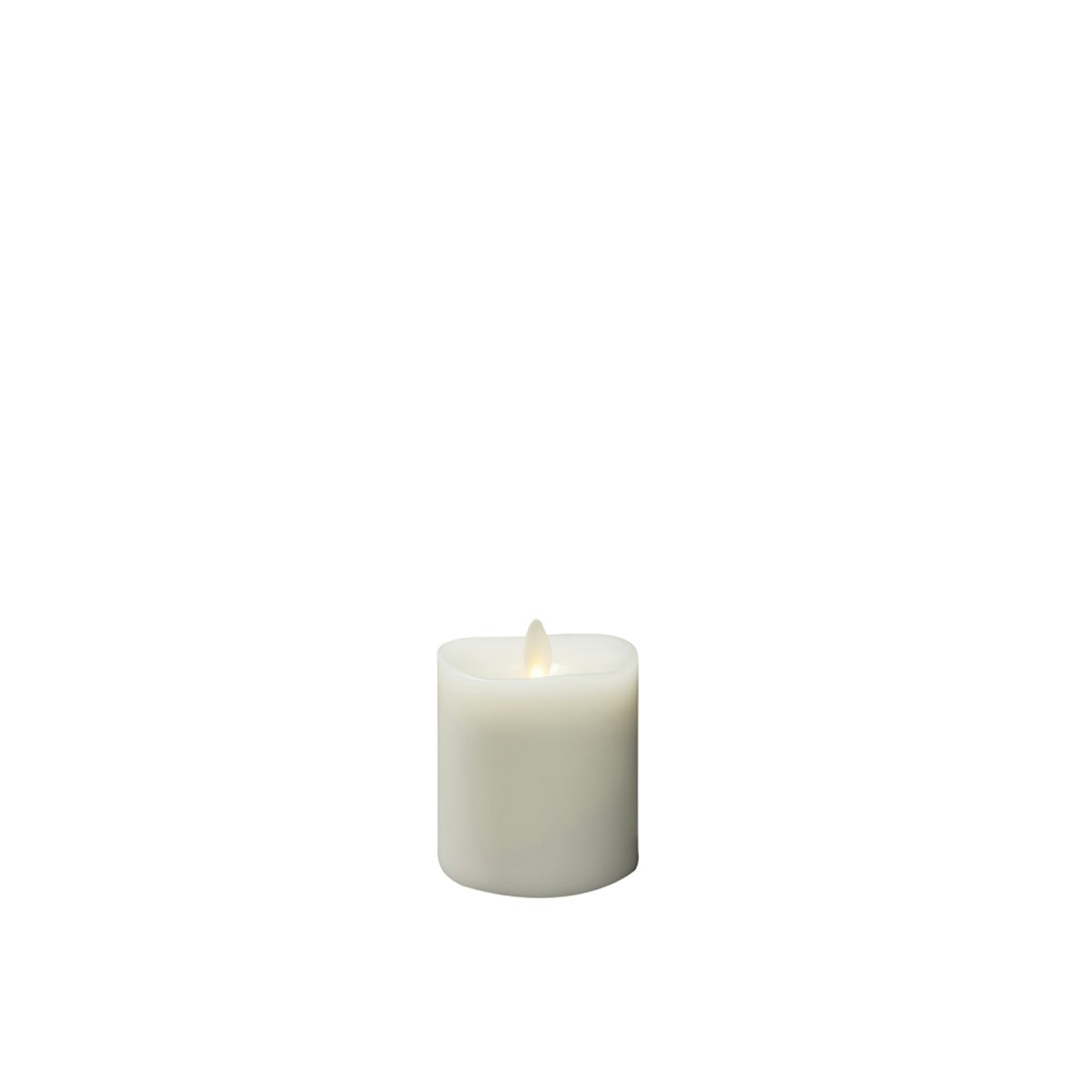 Konstsmide Weihnachtsbeleuchtung  LED Echtwachskerze cremeweiß 3D 11,4cm von Konstsmide