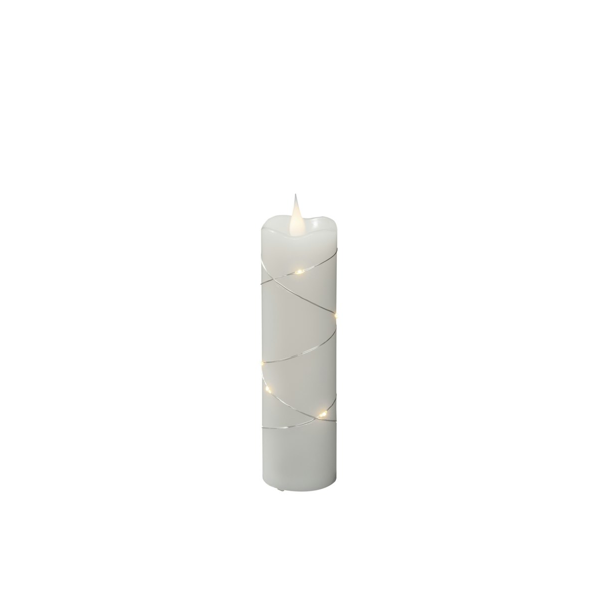 Konstsmide Weihnachtsbeleuchtung  LED Echtwachskerze weiß 17,8cm von Konstsmide