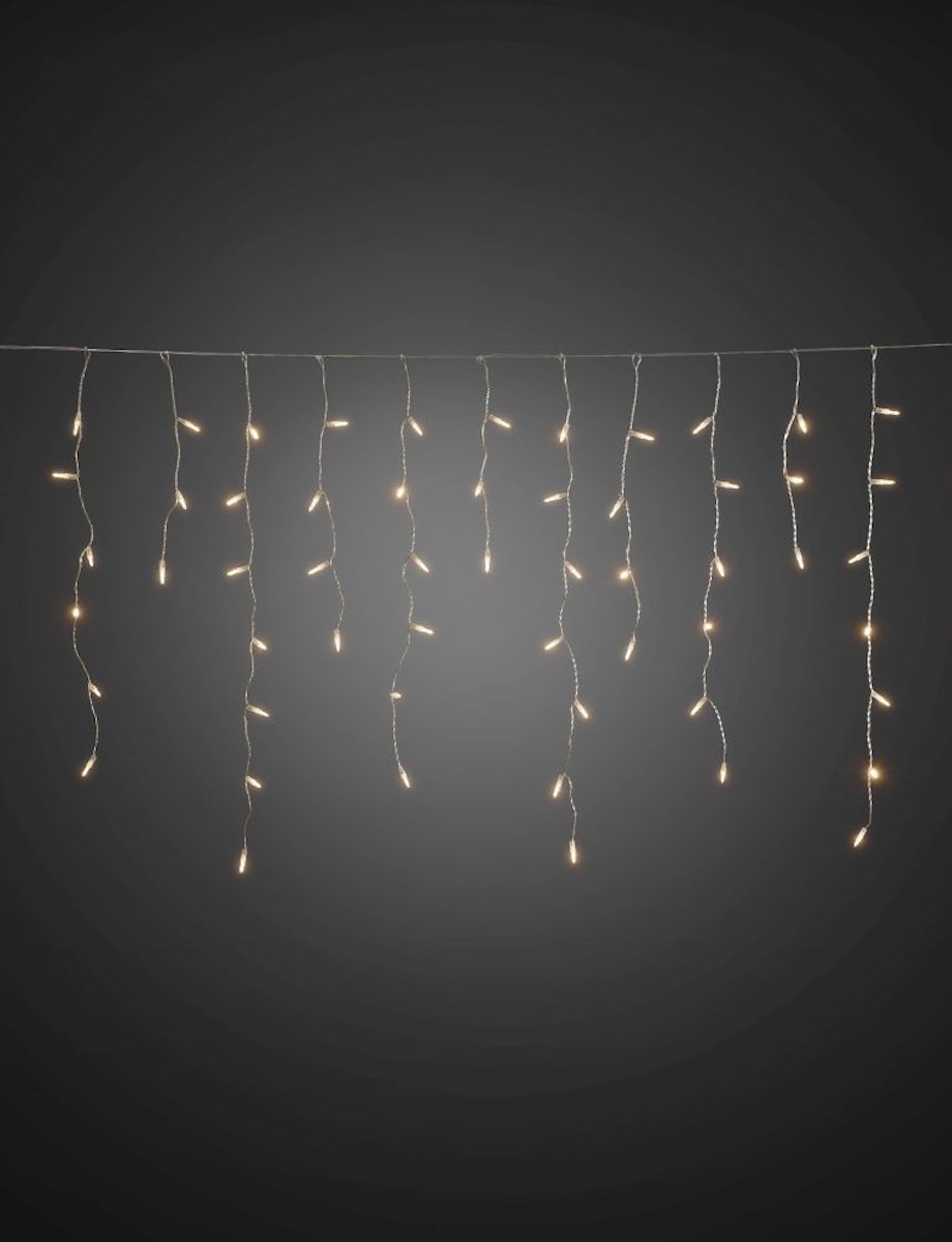 Konstsmide Weihnachtsbeleuchtung LED Eisregen Lichtervorhang 96 warmweiße Dioden Konstsmide Weihnachtsbeleuchtung LED Eisregen Lichtervorhang 96 warmweiße Dioden von Konstsmide