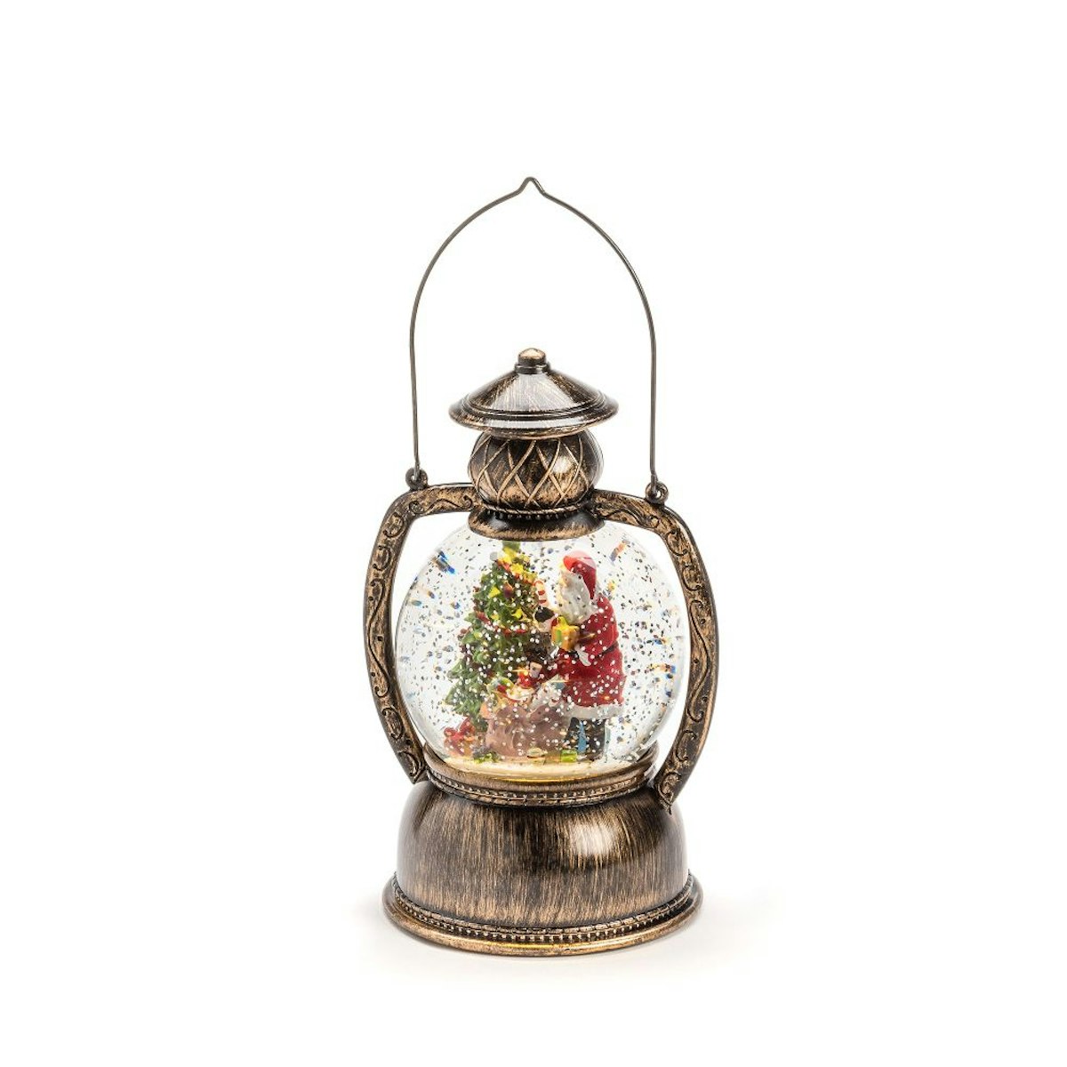 Konstsmide Weihnachtsbeleuchtung  LED Kugellaterne Weihnachtsmann H 20cm von Konstsmide