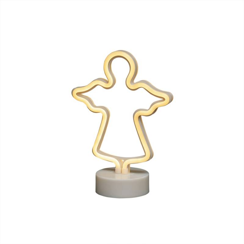 Konstsmide Weihnachtsbeleuchtung  LED Schlauchsilhouette Engel 6h Timer von Konstsmide