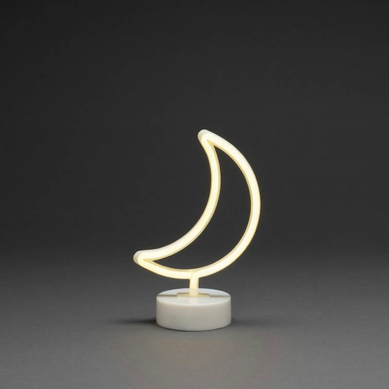 Konstsmide Weihnachtsbeleuchtung  LED Schlauchsilhouette Mond von Konstsmide