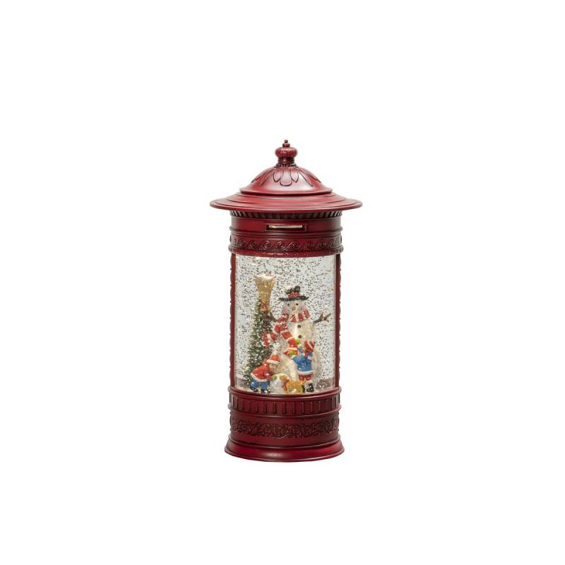 Konstsmide Weihnachtsbeleuchtung  LED Wasserlaterne Briefkasten Schneemann von Konstsmide