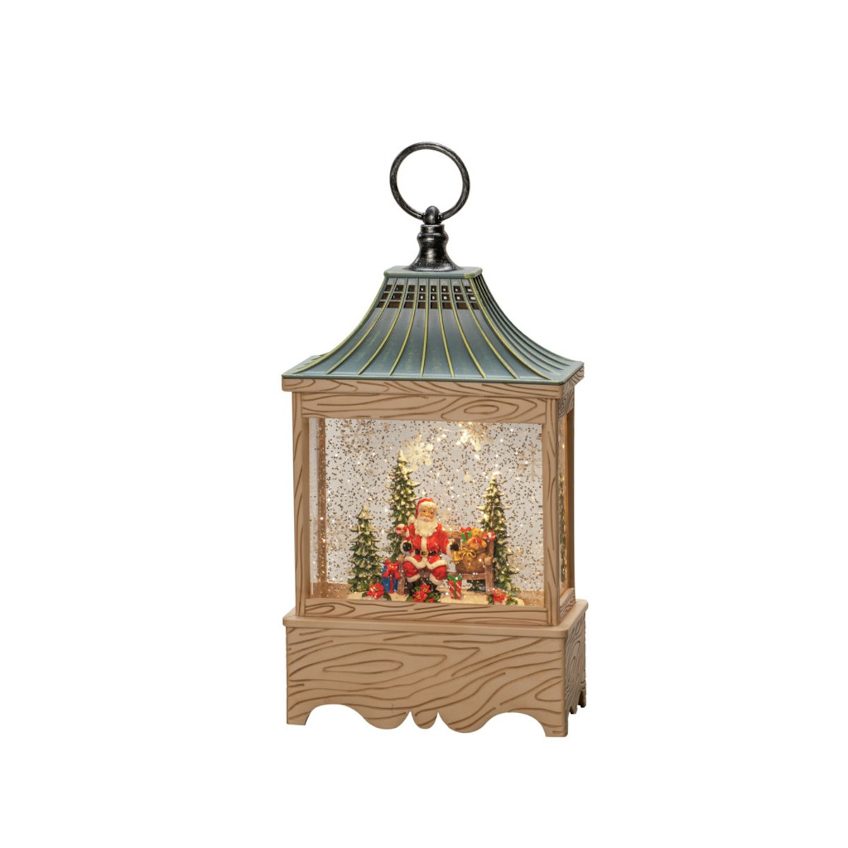 Konstsmide Weihnachtsbeleuchtung  LED Wasserlaterne Santa + Baum von Konstsmide