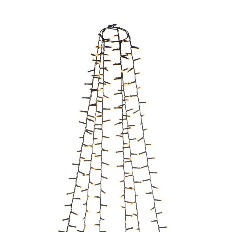 Konstsmide Weihnachtsbeleuchtung  Micro LED Baummantel 1080 bernstein Dioden von Konstsmide