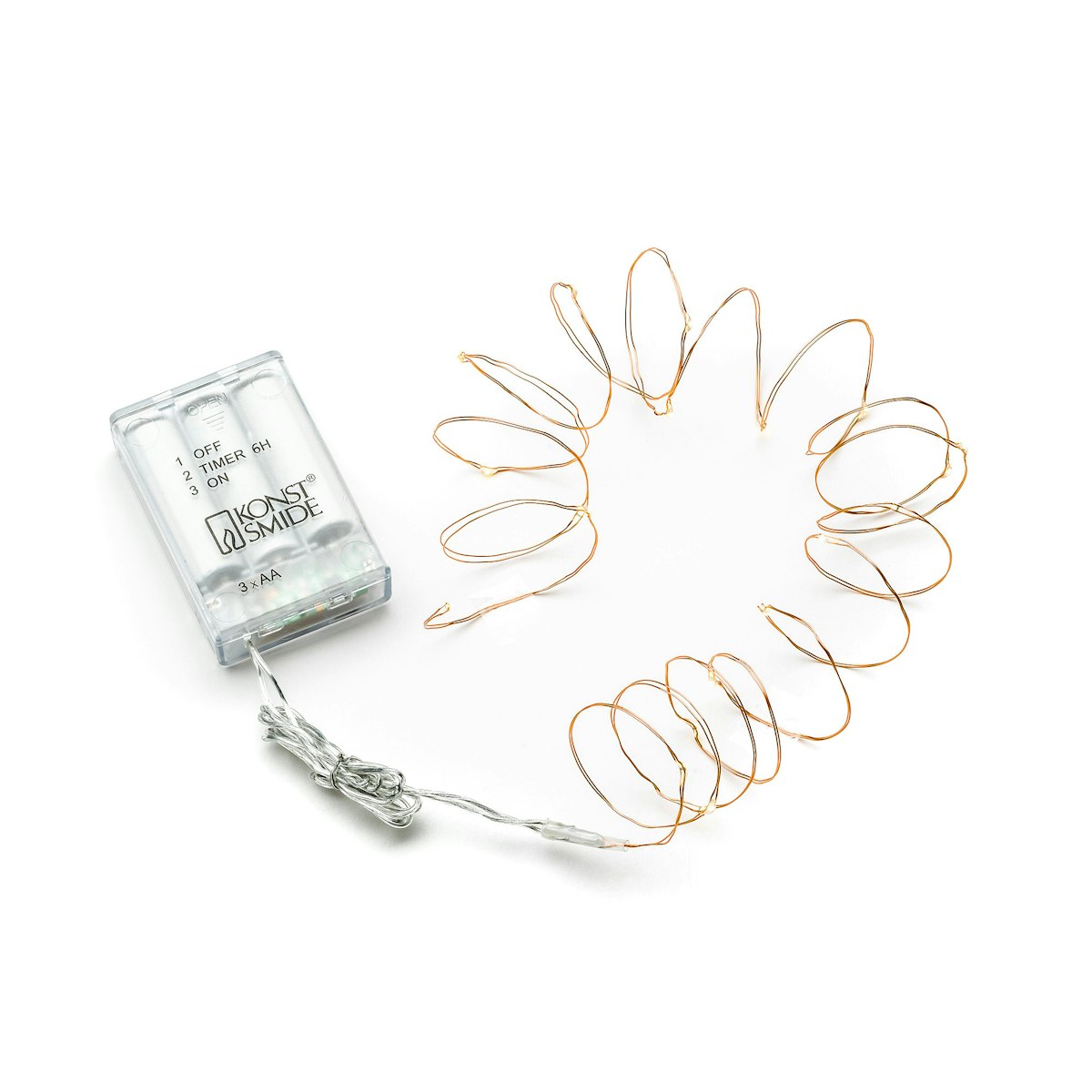 Konstsmide Weihnachtsbeleuchtung Micro LED Lichterkette 20 warmweiße Dioden GL240 Konstsmide Weihnachtsbeleuchtung Micro LED Lichterkette 20 warmweiße Dioden GL240 von Konstsmide
