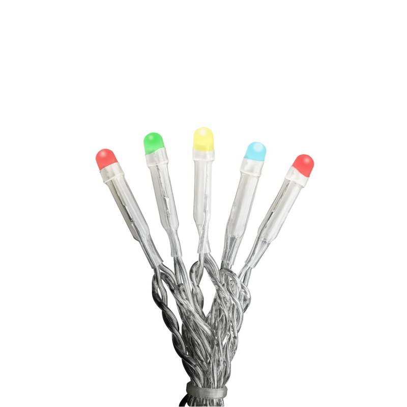Konstsmide Weihnachtsbeleuchtung  Micro LED Lichterkette transparentes Kabel von Konstsmide