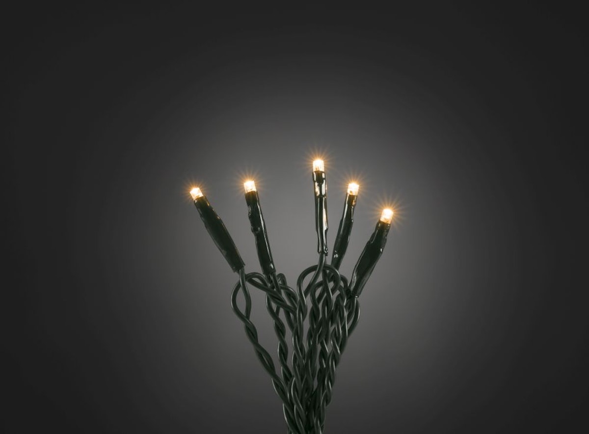 Konstsmide Weihnachtsbeleuchtung  Micro LED Lichterkette verschweißt GL538 von Konstsmide