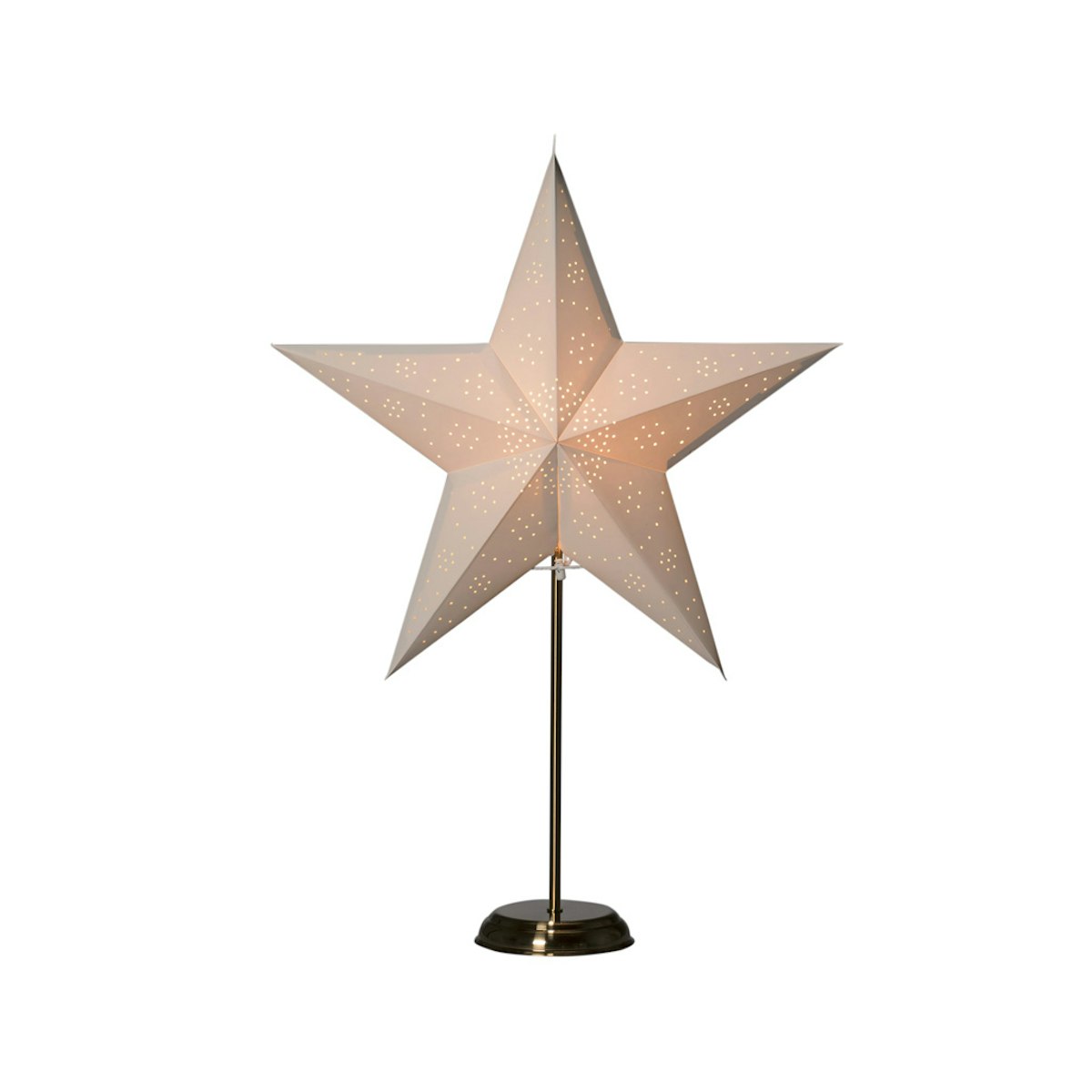 Konstsmide Weihnachtsbeleuchtung Papierstern weiß messing Metall-Fuß 5Za Konstsmide Weihnachtsbeleuchtung Papierstern weiß messing Metall-Fuß 5Za von Konstsmide