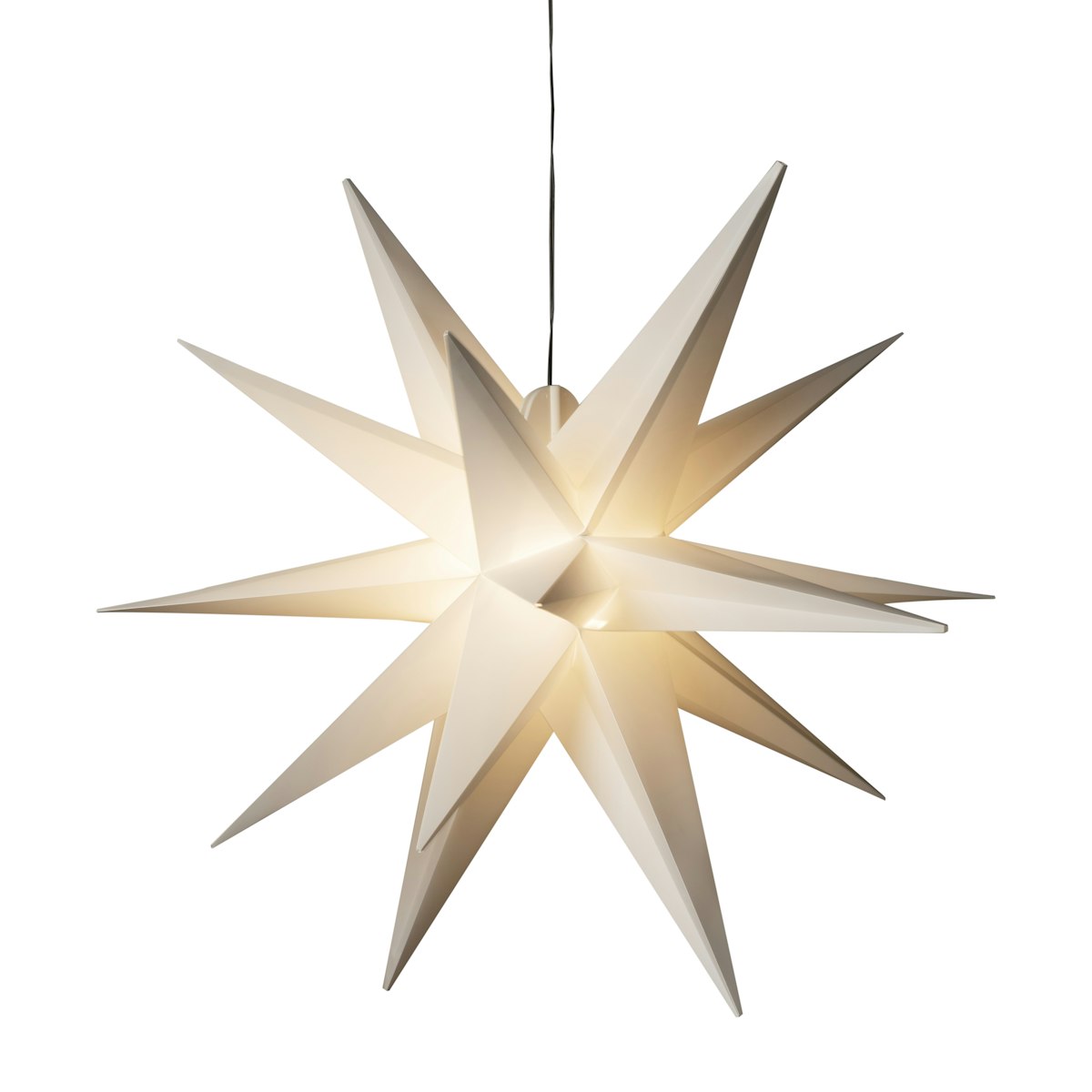 Konstsmide Weihnachtsbeleuchtung Weißer 3D Kunststoffstern 80x60x80cm Konstsmide Weihnachtsbeleuchtung Weißer 3D Kunststoffstern 80x60x80cm von Konstsmide