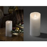 Konstsmide - led Echtwachskerze mit Flamme & Timer, ø 7,5cm, Höhe 17,5cm, Batteriebetrieb Konstsmide - led Echtwachskerze mit Flamme & Timer, ø 7,5cm, Höhe 17,5cm, Batteriebetrieb von Konstsmide