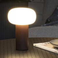 Konstsmide - led Akku Outdoor Tischleuchte antibes mit rgb Farbwechsel, Rost Höhe 19cm von Konstsmide