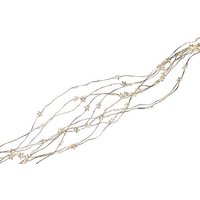 Konstsmide 6370-160 LED-Lametta Sterne Warmweiß LED Transparent von Konstsmide