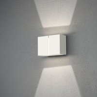 Konstsmide LED Pavia Wandleuchte in Weiß 4x 3W 800lm IP54 - white von Konstsmide