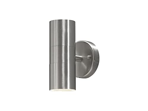 Moderne LED Außenwandleuchte Up & Down 17cm aus Edelstahl, Silber Moderne LED Außenwandleuchte Up & Down 17cm aus Edelstahl, Silber von Konstsmide