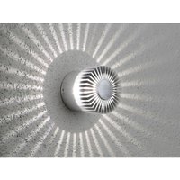 Runde Wandleuchte MONZA für effektvolle Beleuchtung, 3W, massives Aluminium von Konstsmide