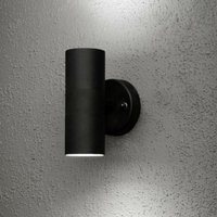 Konstsmide Modena Moderne Up-Down-Wandleuchte für den Außenbereich, schwarz, IP44 von KONSTSMIDE LIGHTING