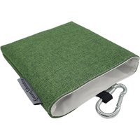 Leckerlibeutel Hund Aus Canvas | Pvc Mit Magnetverschluss Und Karabiner - Grün von KonsumSchwestern