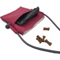 Leckerlibeutel Hund Zum Umhängen Aus Dekostoff Mit Magnetverschluss Und Extrafach - Pink Leckerlibeutel Hund Zum Umhängen Aus Dekostoff Mit Magnetverschluss Und Extrafach - Pink von KonsumSchwestern