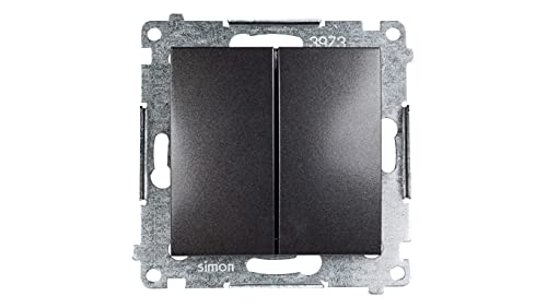 Kontakt-Simon DW5.01/48 Elektroschalter, Anthrazit, Zubehör für Elektromesser, Kunststoff, IP20, IP44, 250 V, 10 A, 75 mm von Kontakt-Simon